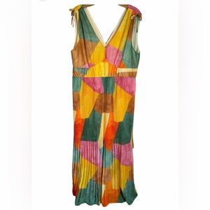 Cato Multicolor Abstract Maxi Dress size L New with tag